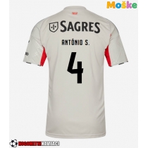 Moške Nogometnih dresov Benfica Antonio Silva #4 Gostujoči 2025-26 Kratki rokavi